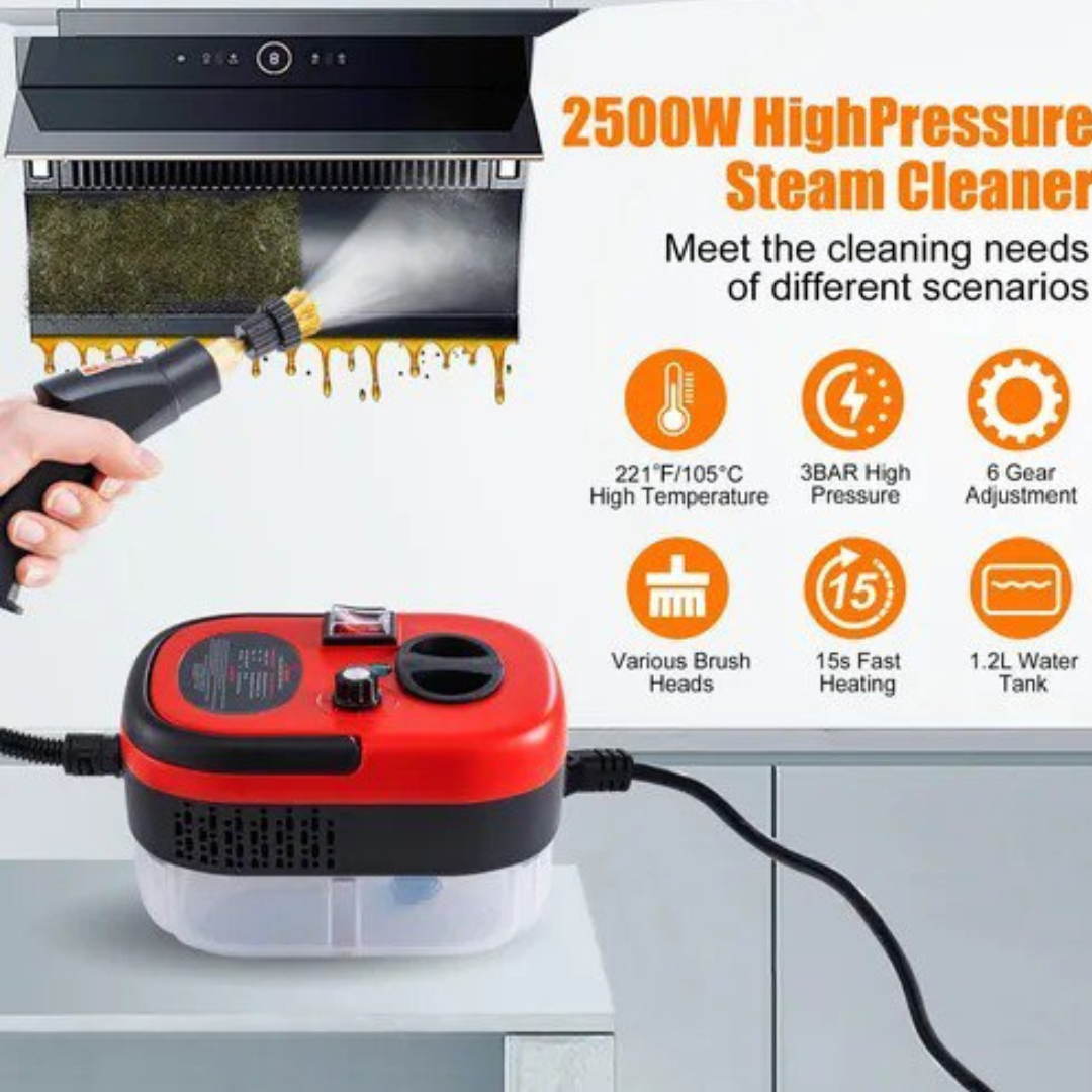 LIMPIADOR A VAPOR ALTA PRESIÓN 2500W (AH)