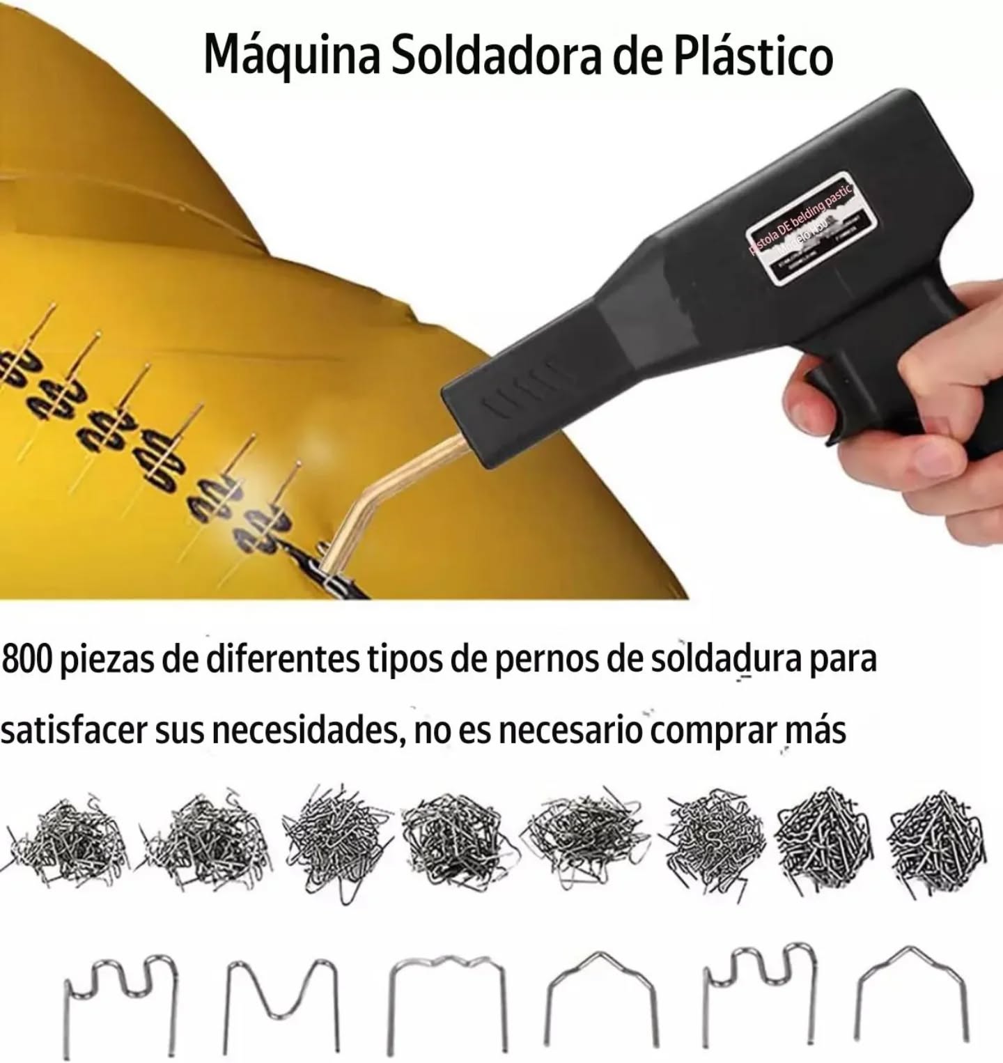 PISTOLA SOLDAR PLASTICO REPARAR