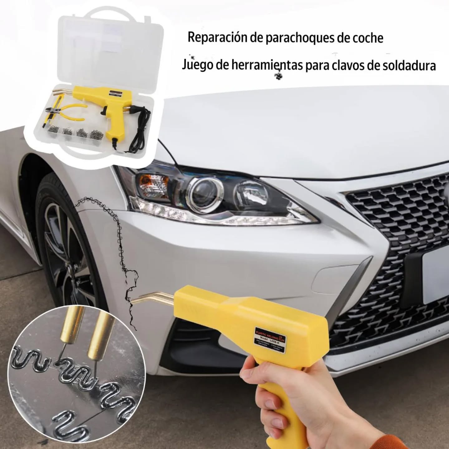 PISTOLA SOLDAR PLASTICO REPARAR