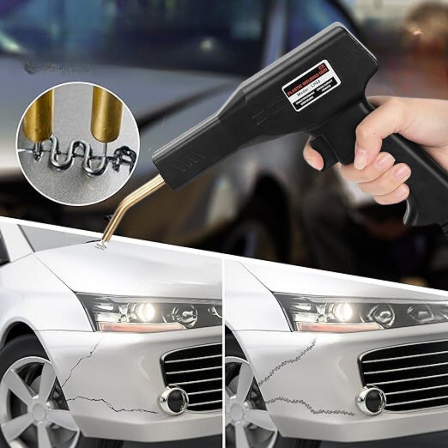 PISTOLA SOLDAR PLASTICO REPARAR