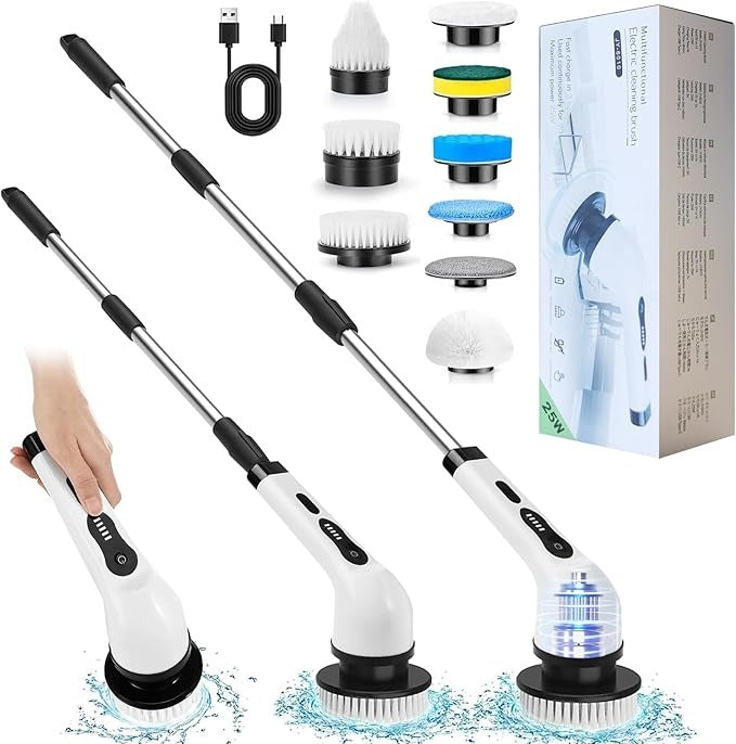 CEPILLO ELÉCTRICO GIRATORIO 9 EN 1 PLUS