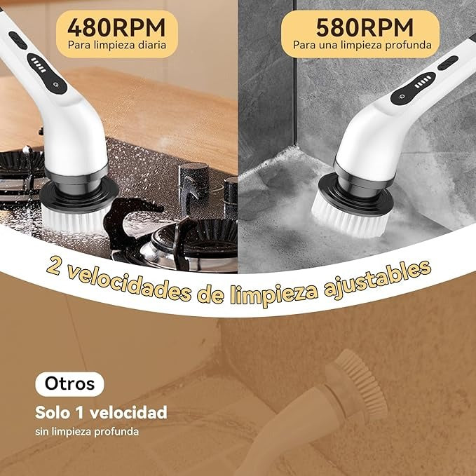 CEPILLO ELÉCTRICO GIRATORIO 9 EN 1 PLUS