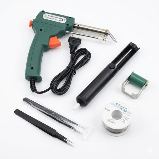 Pistola de Estaño Eléctrica Automática | Soldador de Estaño Rápido y Preciso